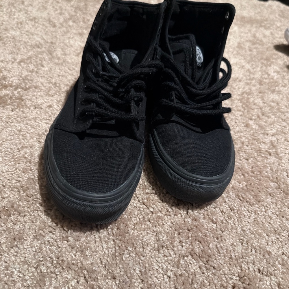 Vans Off The Wall Black High Top Sneakers
Women's 8 - Quick Sale!